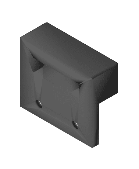 Adjustable Desk Control Relocation Bracket 3d model