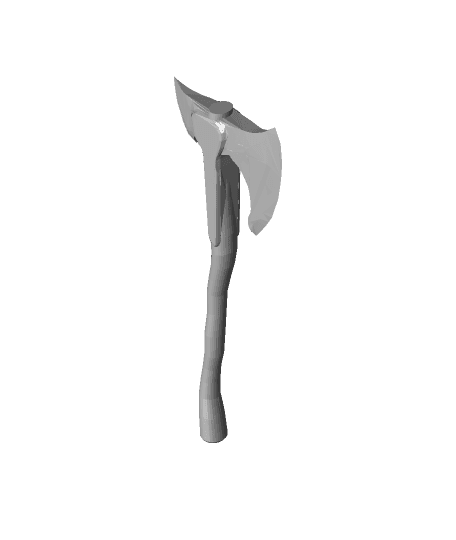 leviathen axe prototype.stl 3d model