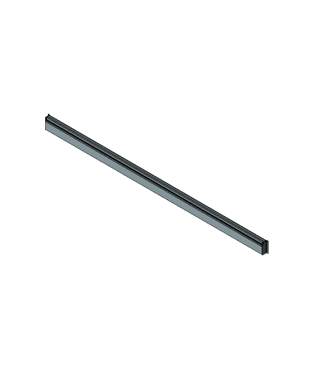 Pallet Rack Beam, 6 In. x 120 In. 3d model