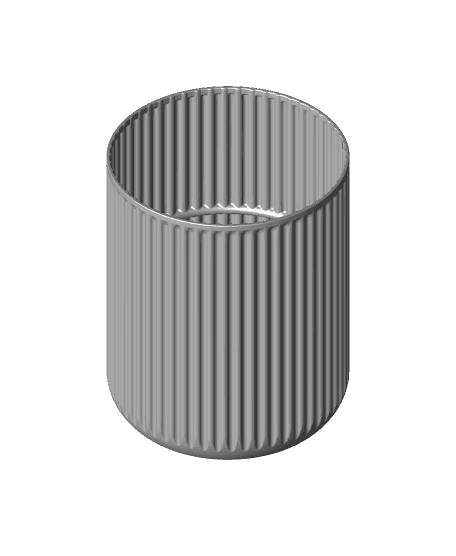 Trash can with swing lid 3d model