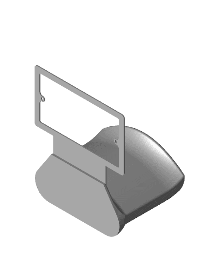 double socket headset holder.stl 3d model