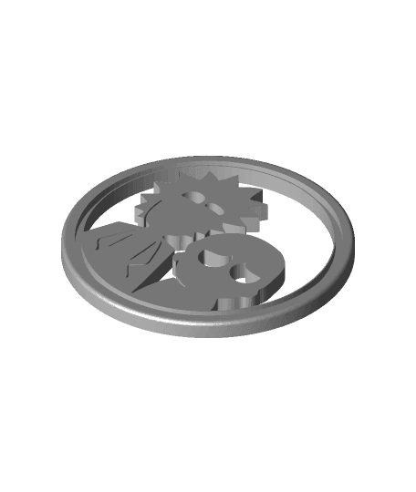 Rick and Morty Coin 3d model