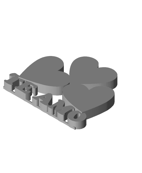 Te Amo Grande.stl 3d model