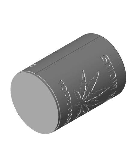 Show Me Your Doobies Beer Can Holder 3d model