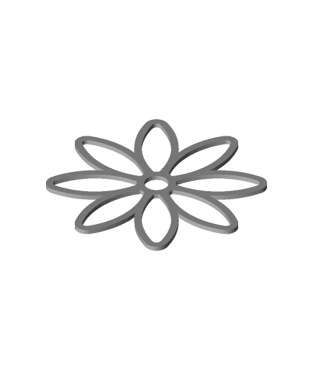 Flower Coaster 3d model