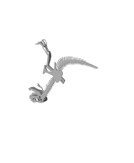 220mm small trex wall mount 3d model