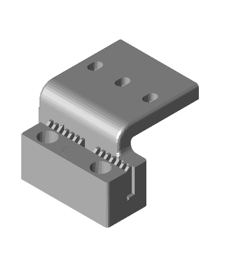 Extended ProxSensor mount for Migbot i3 3d model