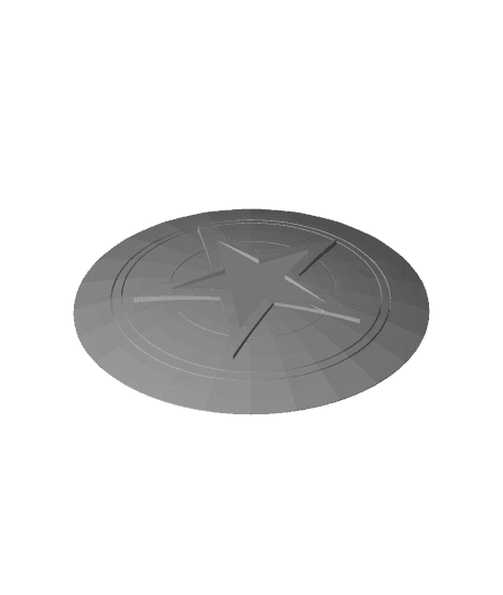 Captain Americas Shield from Mavel's Avengers Game 3d model