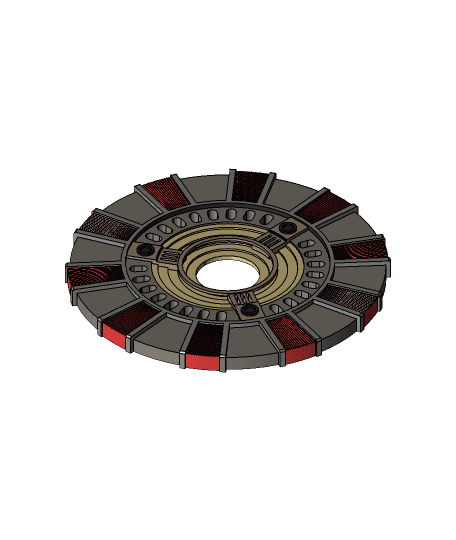 mk 1 Arc Reactor coaster one piece 3d model