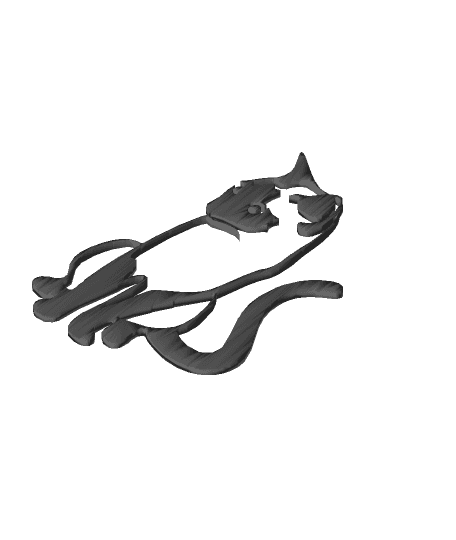 Gato siamés  3d model