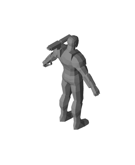 James Rhodes Iron Patriot 3d model