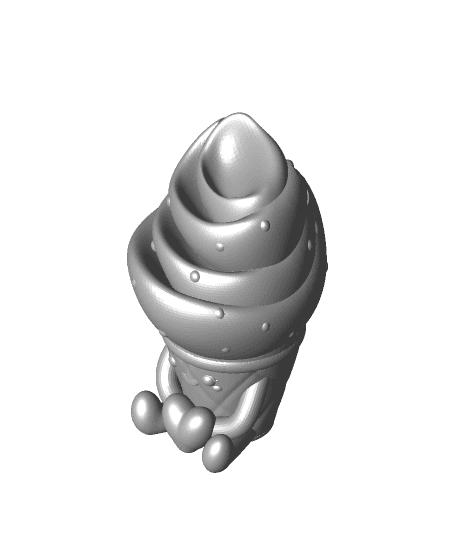 BackToSchool ICE CREAM PENCIL PENCIL HOLDER 3d model