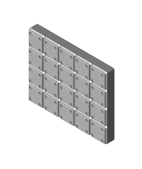 Gridfinity Wet Palette 3d model