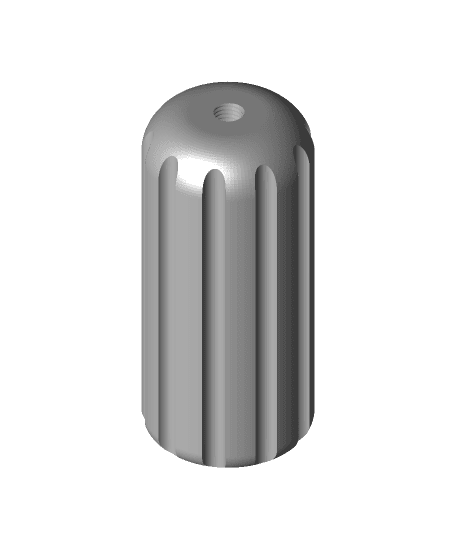 Simple shift knob (threaded) 3d model