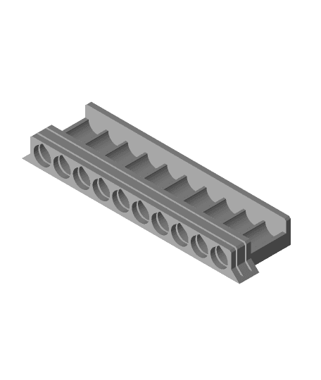 Nerf Elite half dart cutting jig - 38 mm (Worker size) 3d model