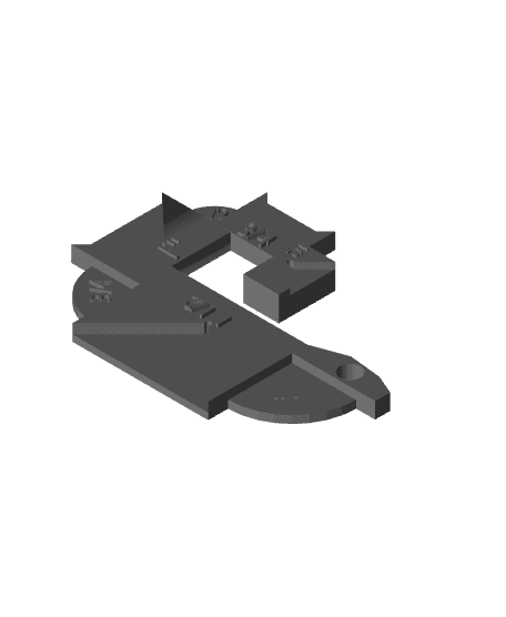 Sheet Metal Ruler and Corner Notch and Radius Marker Tools 3d model