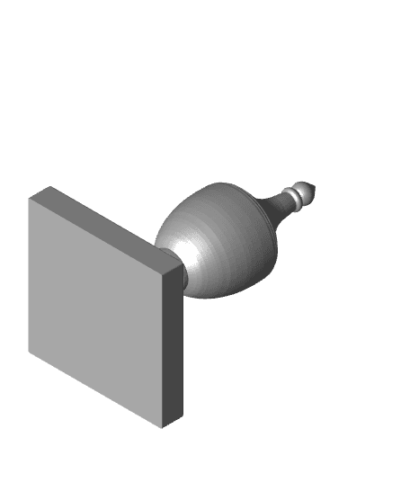 Finial statute 3d model