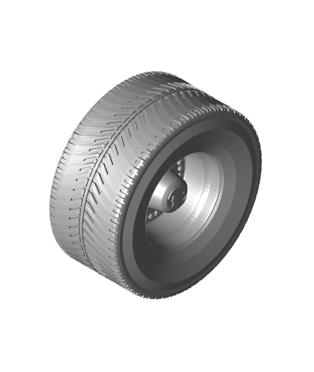 wheel back left.stl 3d model