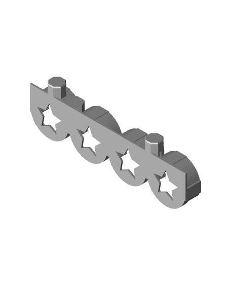 Tamiya 10ml Bottle 36mm Paint Holder 4x MULTIBOARD.stl 3d model