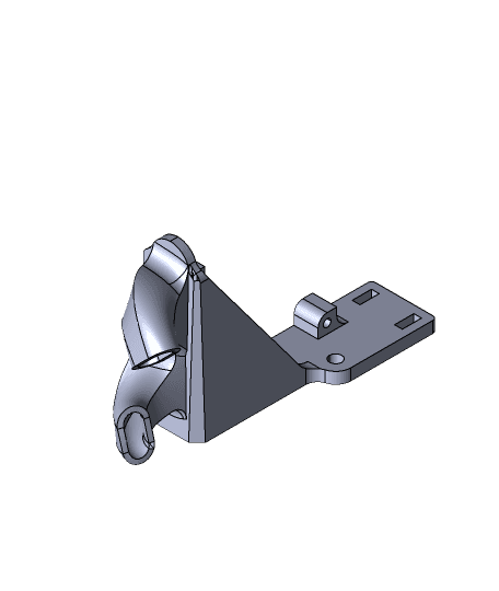 Revo Micro Creality fan shroud.STEP 3d model