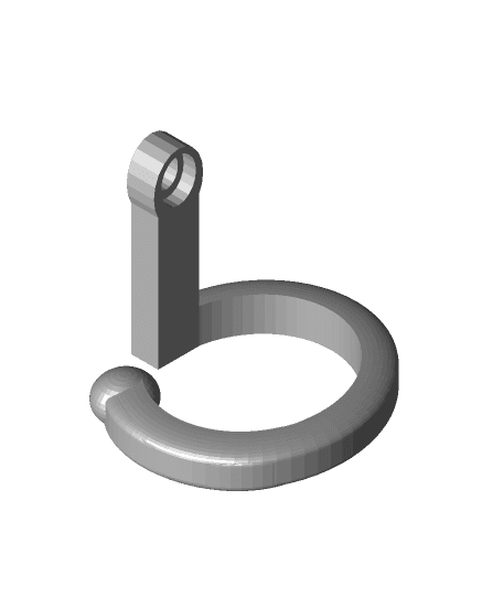 Vertical Cable Clip 3d model