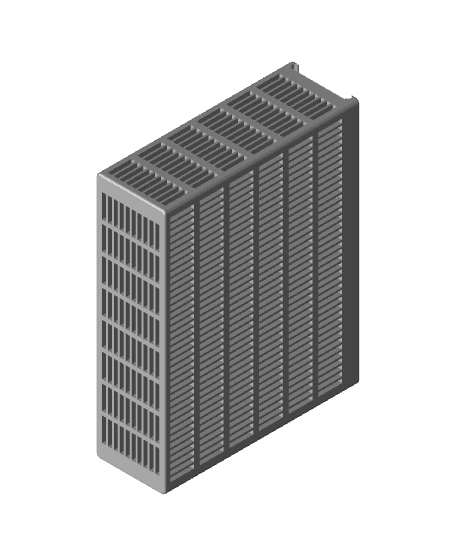 Yet Another Desiccant Box - Holds 250G Dry Desiccant - Sliding Lid with Screw Hole 3d model