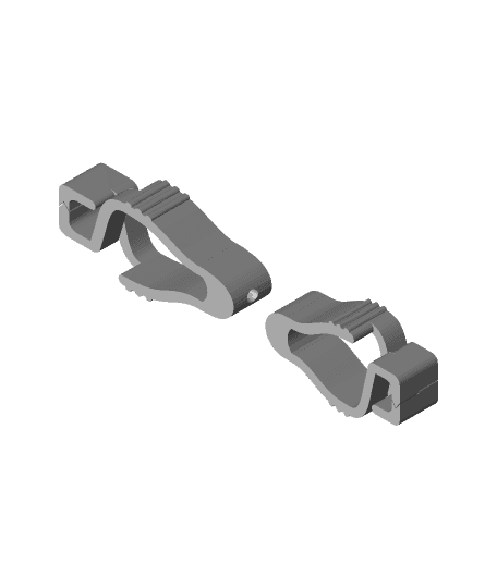 glove swivel clip  3d model