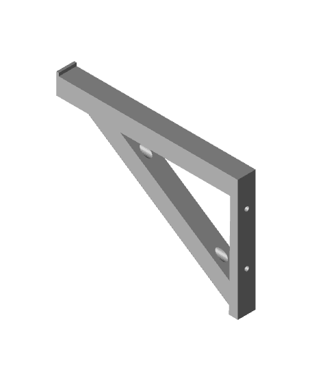 8 shelf bracket .stl 3d model