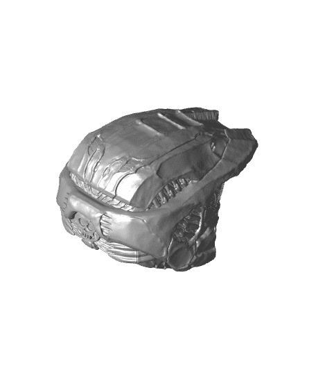 Skullified Master Chief Helmet 3D Print File STL 3d model