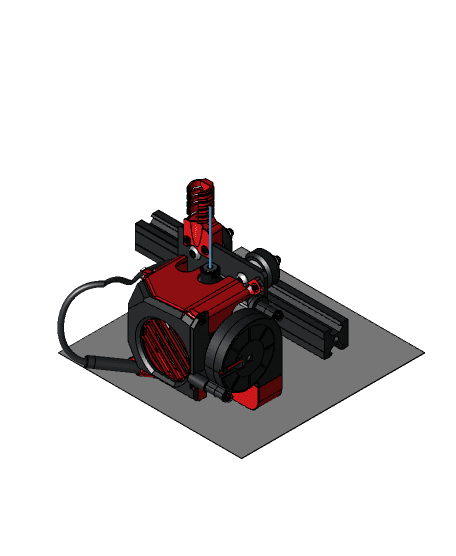 Blower fan replacement for the CR-10 Smart V2.stp 3d model