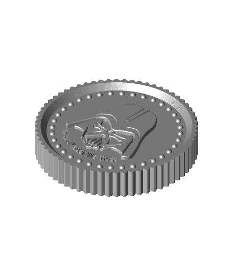 Vader Coin. 3d model