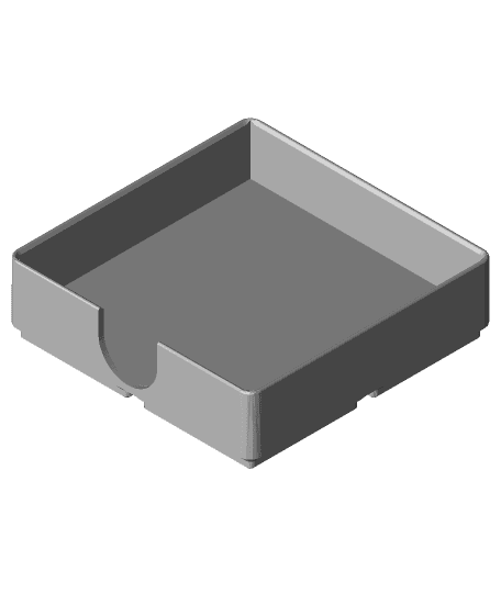 Gridfinity sticky note holder.stl 3d model