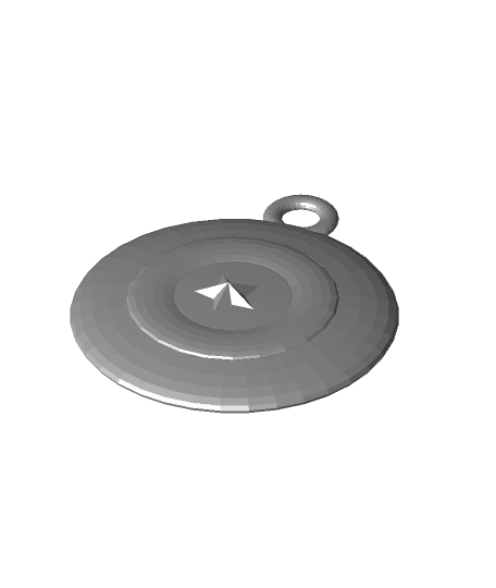 mini cap sheild 3d model