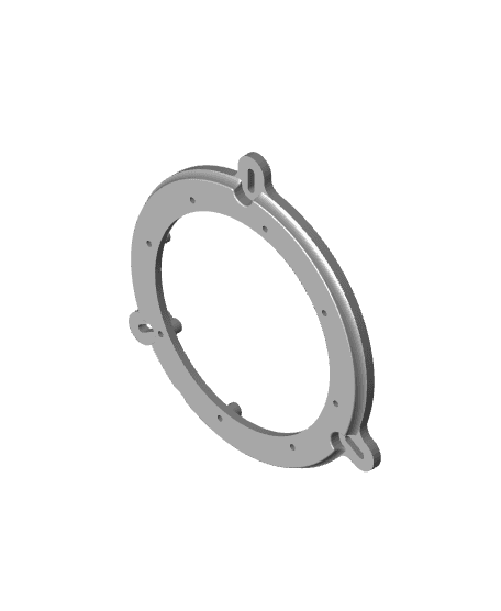 Mustang Mk6 6.5 Speaker Adapter Ring 3d model