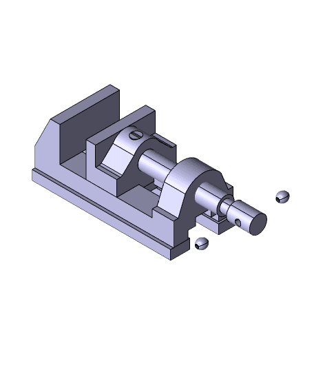 Bench Vice 3d model