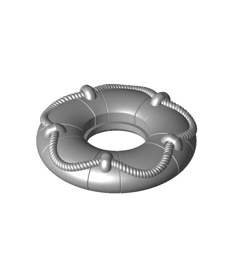 Life Preserver Drink Floaty Parts 3d model