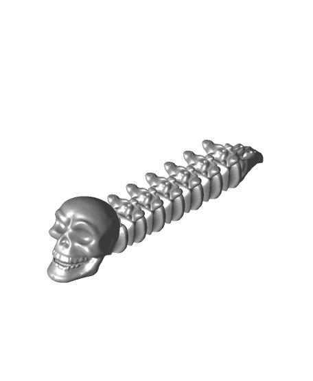 Grim Reaper, Slim Reaper - Articulated Snap-Flex Fidget (Medium Tightness Joints) 3d model