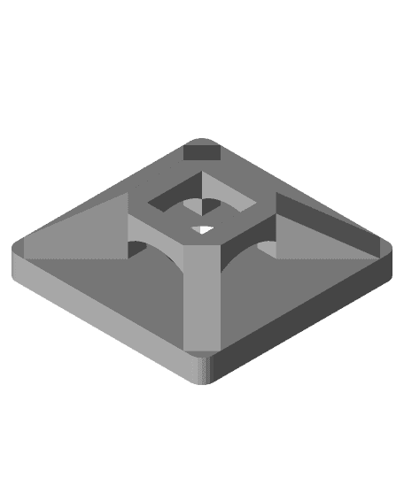 Cable Tie Base for Screw Fixing 3d model