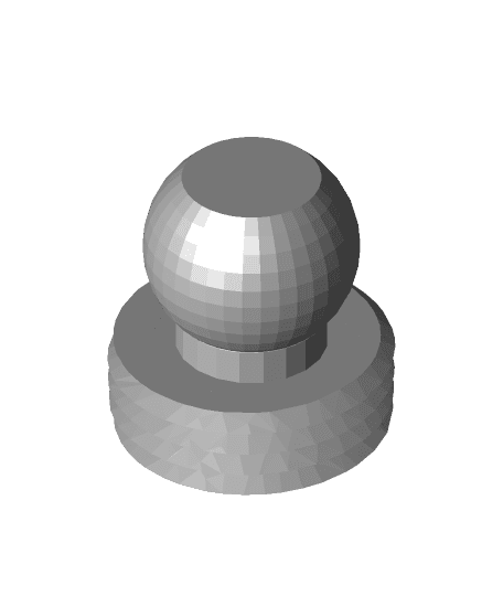 Popcorn Joint to 1/2" NPT adapter 3d model