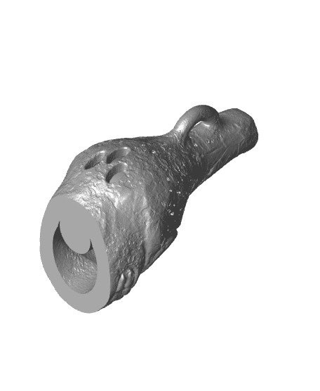 Aztec Death Whistle - Whistle of Deadly Whispers 3d model