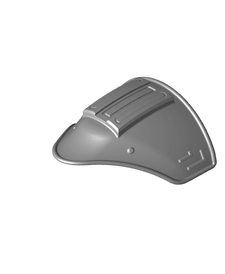 Star Wars The Mandalorian Cara Dune Shoulder Plate 3d model