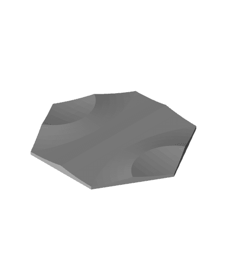 Hexagon tile 3d model