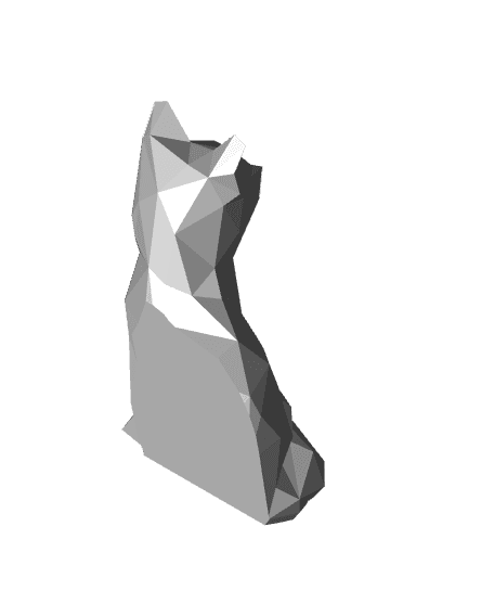 Fox Fridge Magnet 3d model