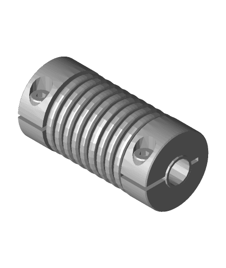 Clamp Hub Bellows Coupling.stl 3d model