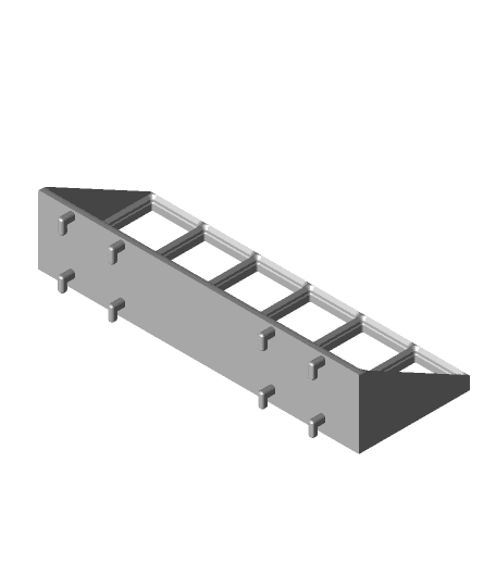 Gridfinity Skadis Baseplate 6x2 3d model