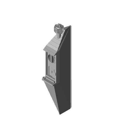 RetroMaker Wedge House #1 Ornament 3d model