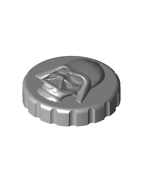 Darth Vader - Stash Jar Lid 3d model