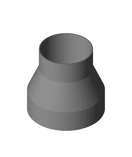 reducer tube for vent.obj 3d model