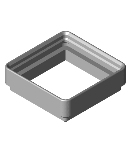 Printabled #Gridfinity Height Adaptive Spacers - 1x1x025.stl 3d model