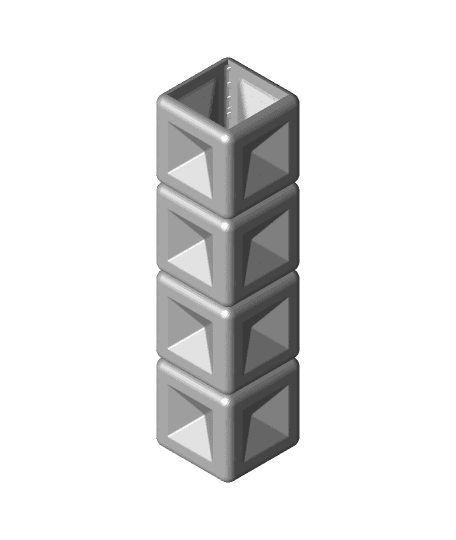 Tetris I Planter 3d model